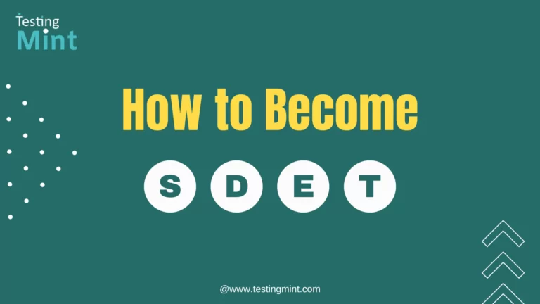 how to become sdet - testingmint.com