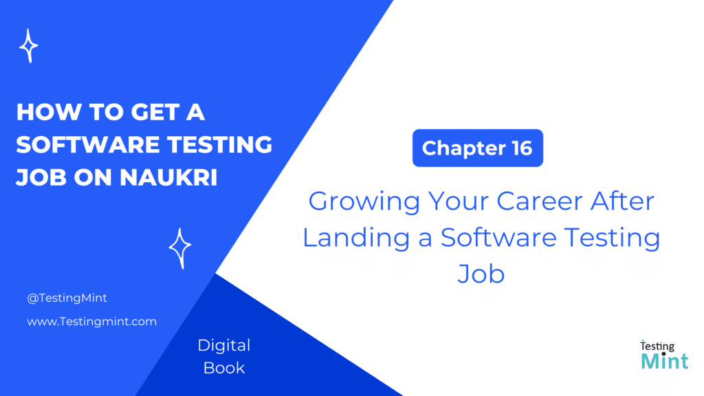 growing your career after landing a software testing job