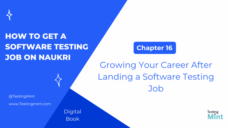 growing your career after landing a software testing job